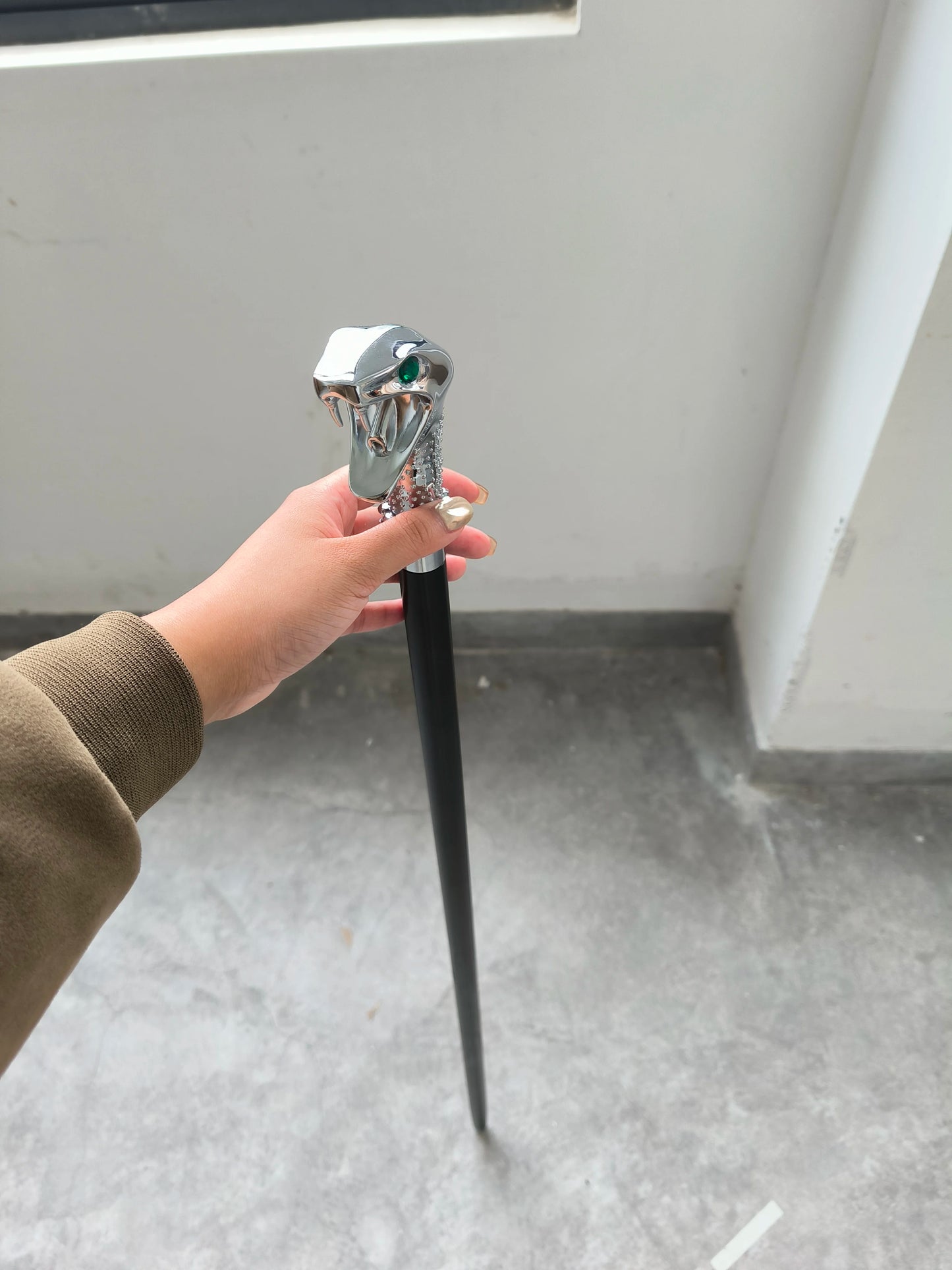 Hot Selling 114cm Harries Potter Snake Stick Staff Craft for Cosplay Collection Gift 114cm